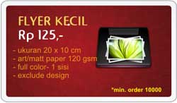 cetak flyer specail offer : cetak flyer